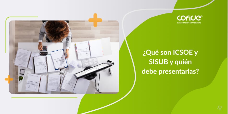 ¿Qué son ICSOE y SISUB y quién debe presentarlas?